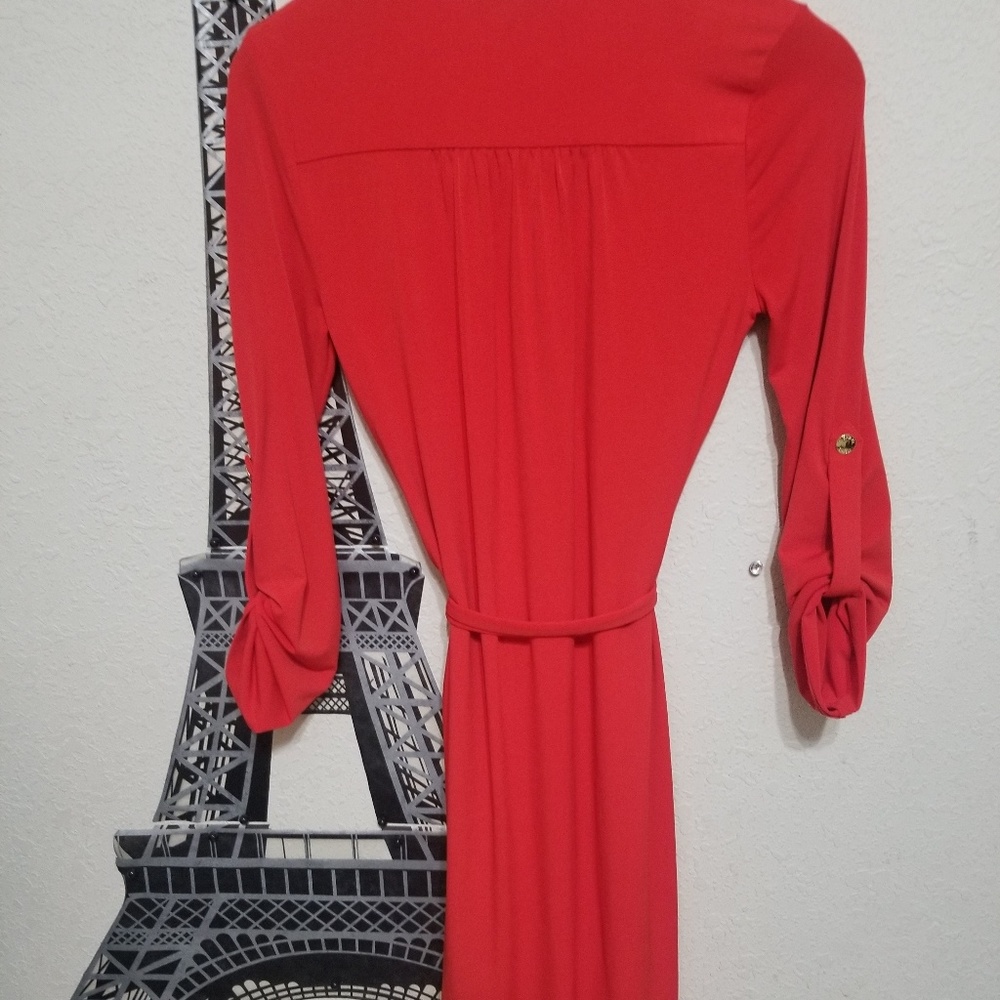 Michael Kors Gold Chain Tie Dress - Picture 3 of 8